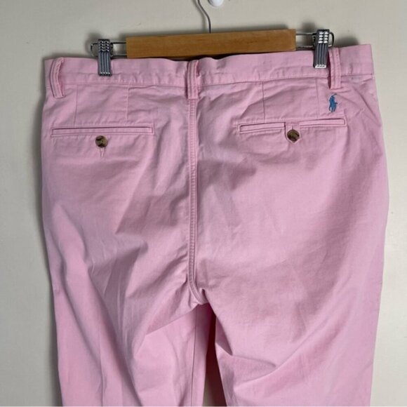 Polo Ralph Lauren Men’s Washed Stretch Straight Chino Pant Carmel Pink 34/32 - Picture 6 of 16